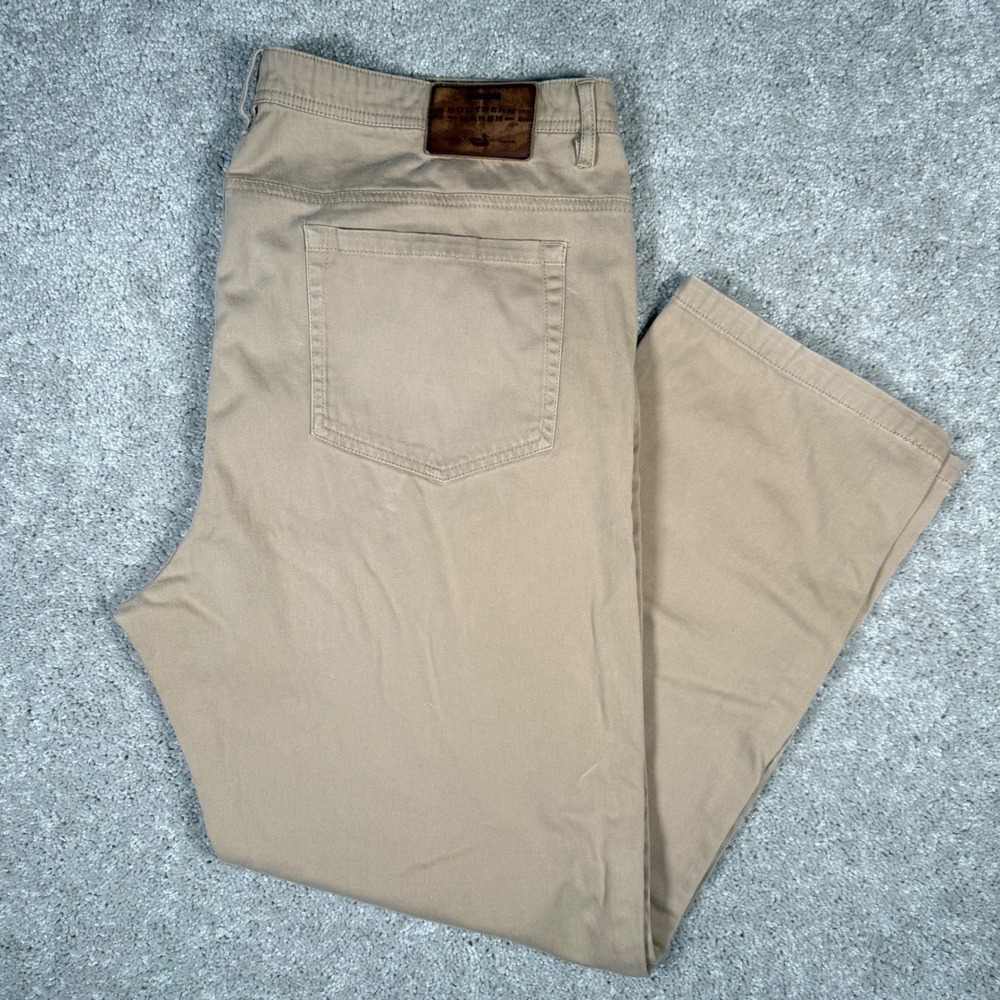 Southern Marsh Men's 40x30 Khaki Tan Chino Pants Straight Casual READ